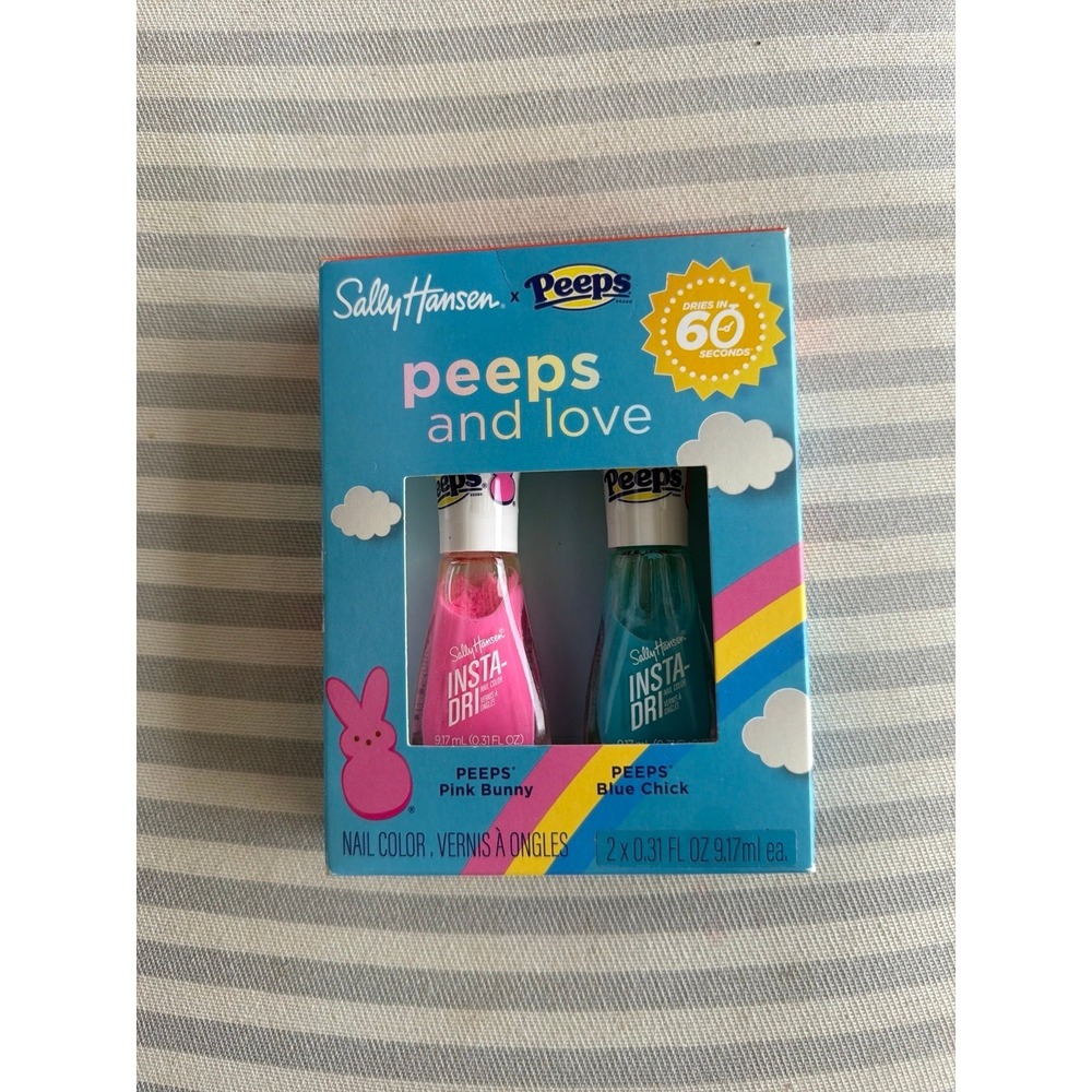 Sally Hansen Peeps collaboration of gorgeous Easter color polishes  brand new